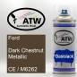 Preview: Ford, Dark Chestnut Metallic, CE / M6262: 400ml Sprühdose, von ATW Autoteile West.